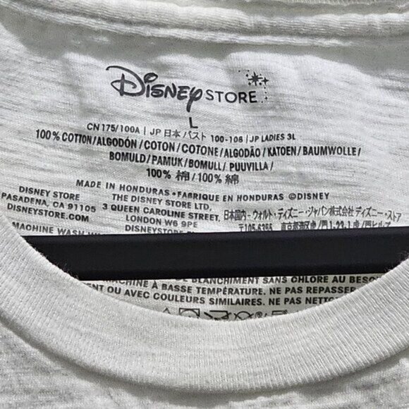Fresh Disney Store Ladies Mickey & Minnie Mouse Kiss White Tee L: Mode Let's Go! - Picture 3 of 13